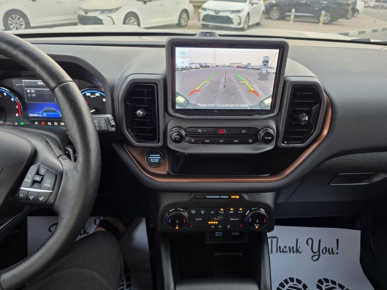 Ford Bronco 2022 Model 2.0L 4x4 , Push button and original leather