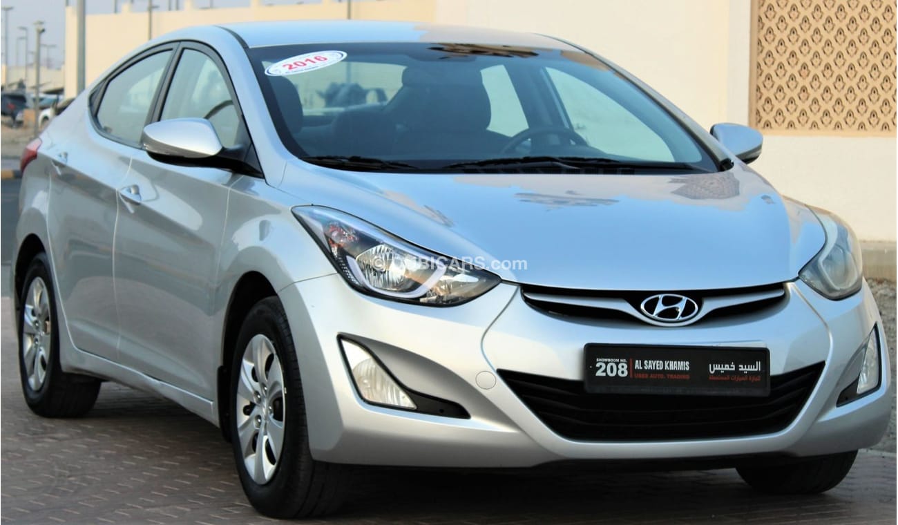 هيونداي إلانترا هيونداي إلنترا 2016 خليجي 1800 سي سي  بحالة ممتازة بدون حوادث نظيفه جدا من الداخل والخارج