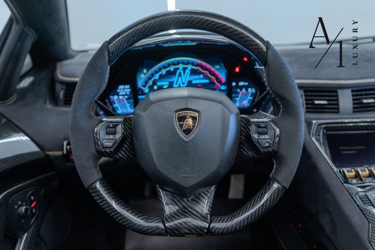 Lamborghini Aventador Roadster 2015, Excellent Condition, Full Carbon Fibre Package, SVJ Kit, European Spec