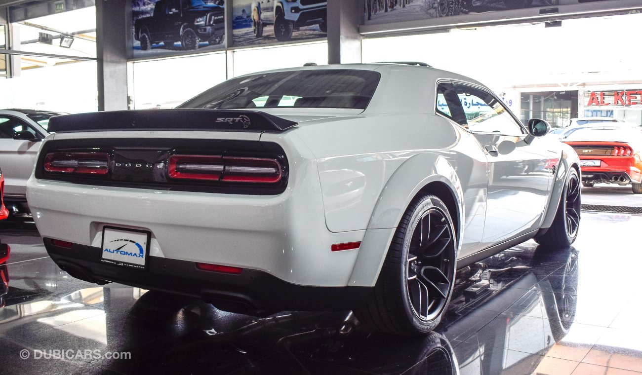 Dodge Challenger 2019 Hellcat WIDEBODY, 717hp, 6.2 V8 GCC, 0km with 3 Years or 100,000km Warranty