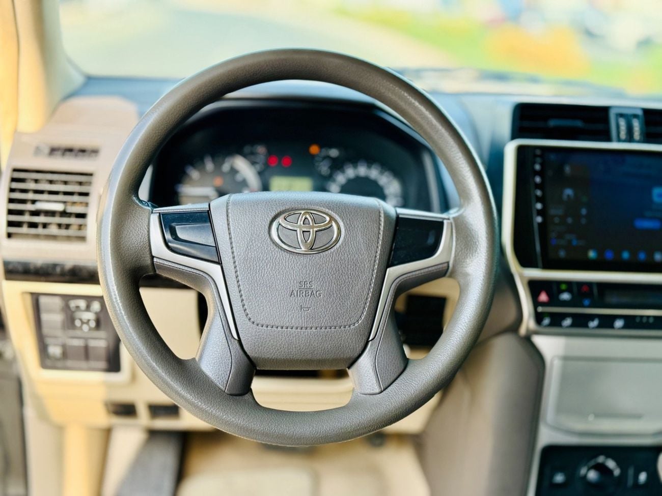 Toyota Prado Toyota Prado Fuel Petrol cylinder 4 black colour outside and beige inside