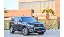 إنفينيتي QX80 5.6L V8 | 2,722 P.M | 0% Downpayment | Full Option | Perfect Condition