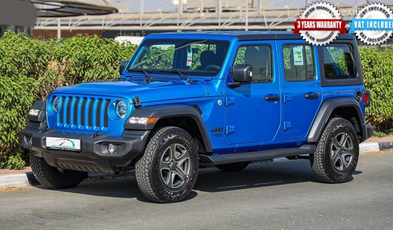 Jeep Wrangler Unlimited Sport Plus V6 3.6L , GCC , 2022 , 0Km , W/3 Yrs or 60K Km WNTY @Official Dealer