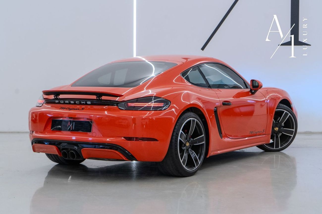Porsche 718 Cayman S 2.5L A/T 2018 Porsche 718 Cayman S, 2026 Porsche Warranty, Sport Chrono Package, Exclusive Manufak