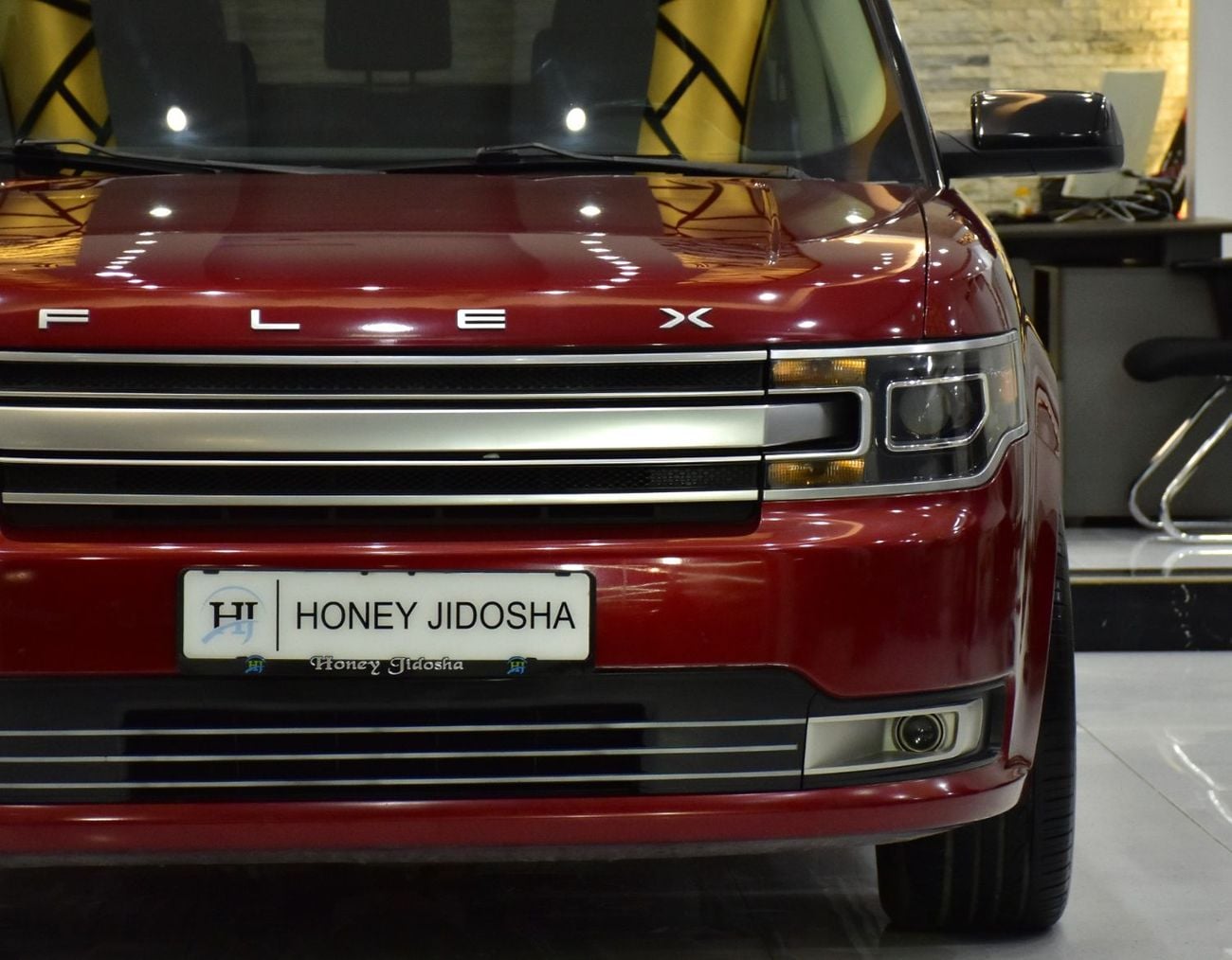 فورد فليكس EXCELLENT DEAL for our Ford Flex Limited ( 2015 Model ) in Red Color GCC Specs