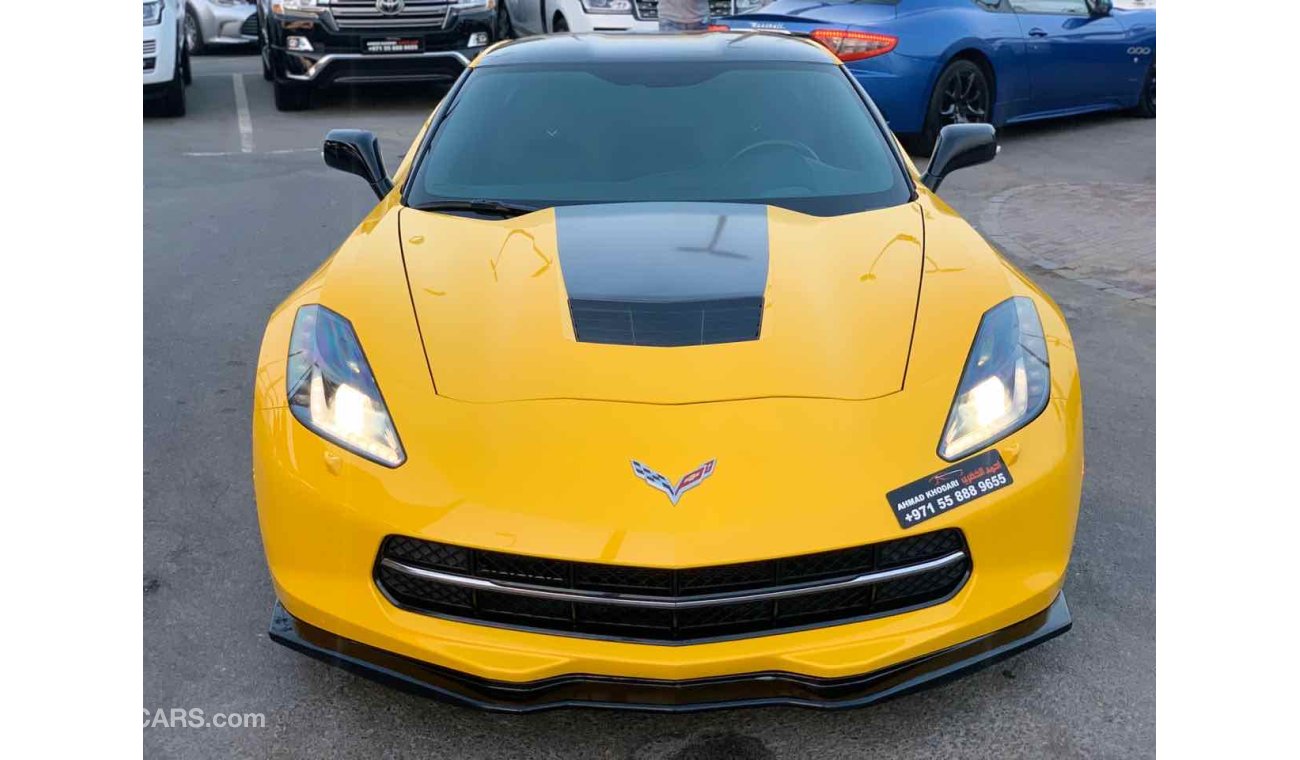 Chevrolet Corvette شيفروليه كورفتC7 موديل 2014 خليجي بدون حوادث