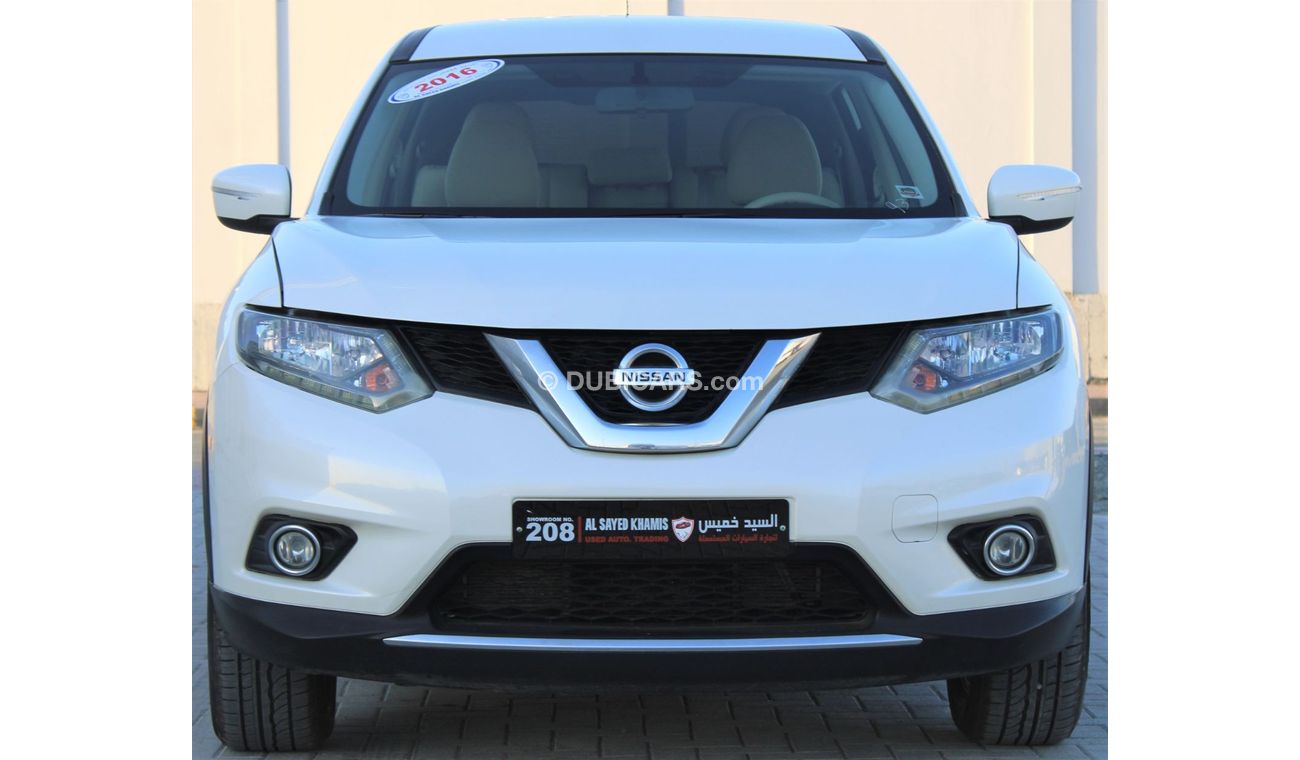 Nissan XTrail Nissan X-Trail 2016 GCC No. 2 in excellent condition, without accidents, very clean from inside and