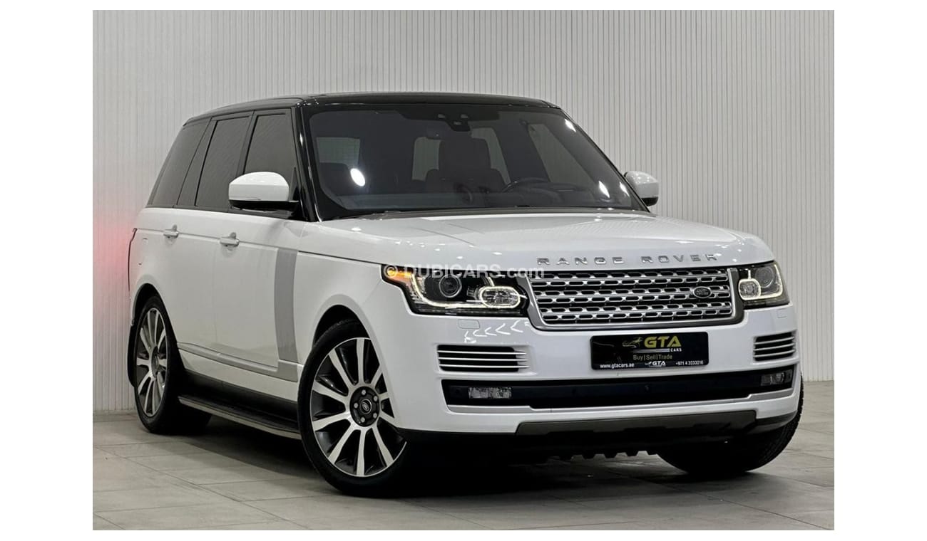 Land Rover Range Rover 2017 Range Rover Vogue V8 SE Supercharged, Warranty, Full Service History, Full Options, GCC