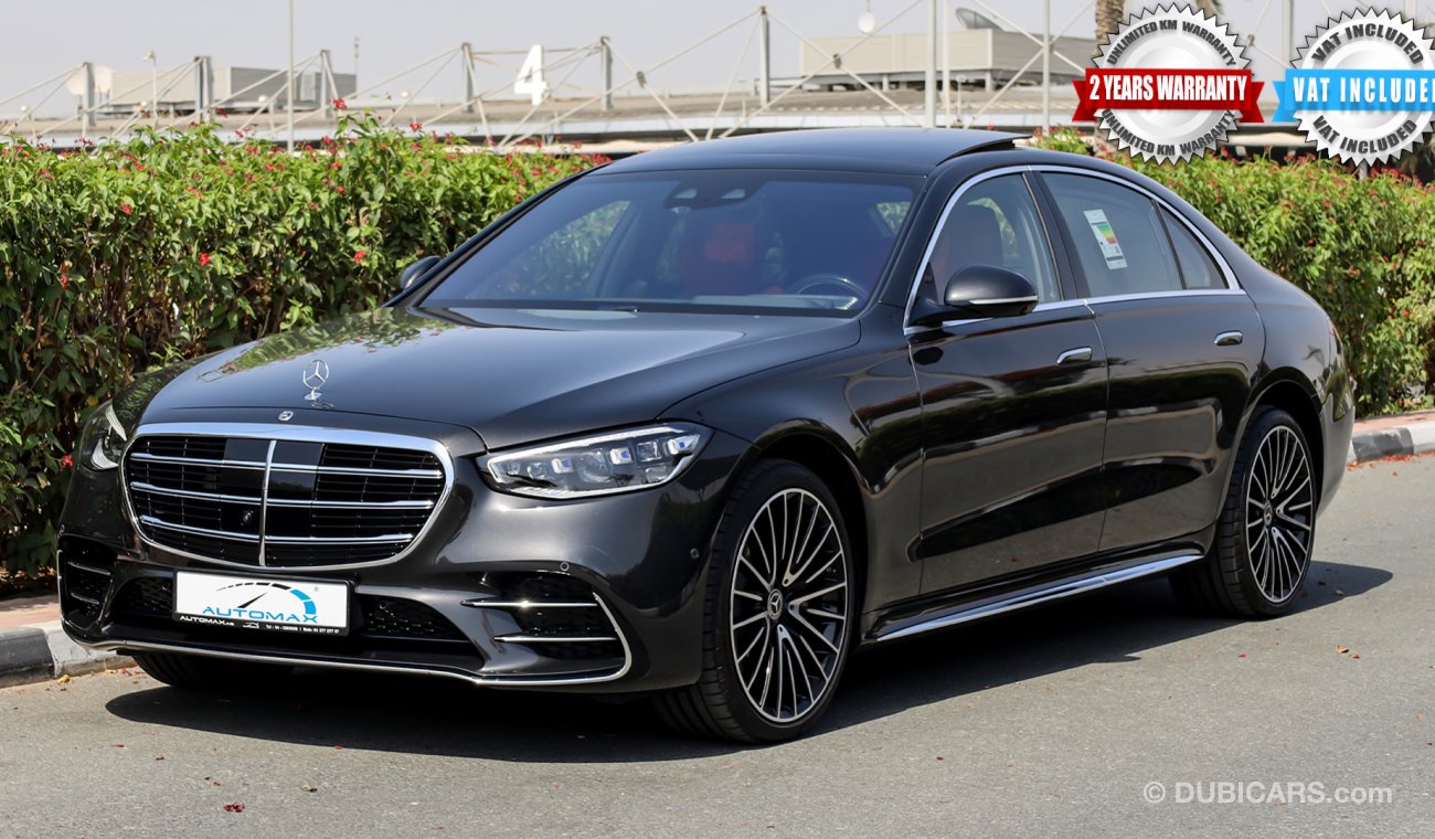 Mercedes-Benz S 580 4MATIC V8 4.0L , 2022 , GCC , 0Km , With 2 Yrs Unlimited Mileage Warranty @EMC