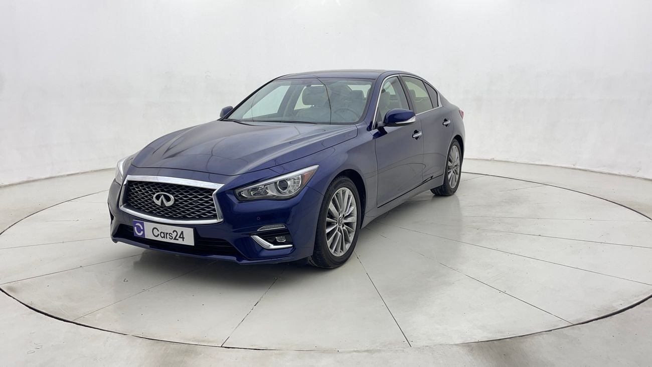 Infiniti Q50 Luxe 2.0L 2023 LUXE | AED 1190/Month | 0 DP | 30 Day Return | Warranty | Service History