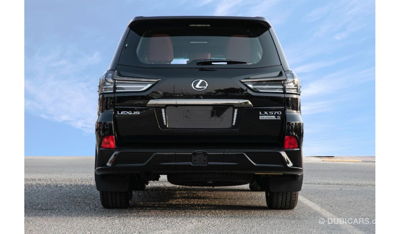 Lexus LX570 Black Edition 5.7L Petrol with Radar Cruise , Lane Change Assist, Wireless Charging and 4 Zone Auto 