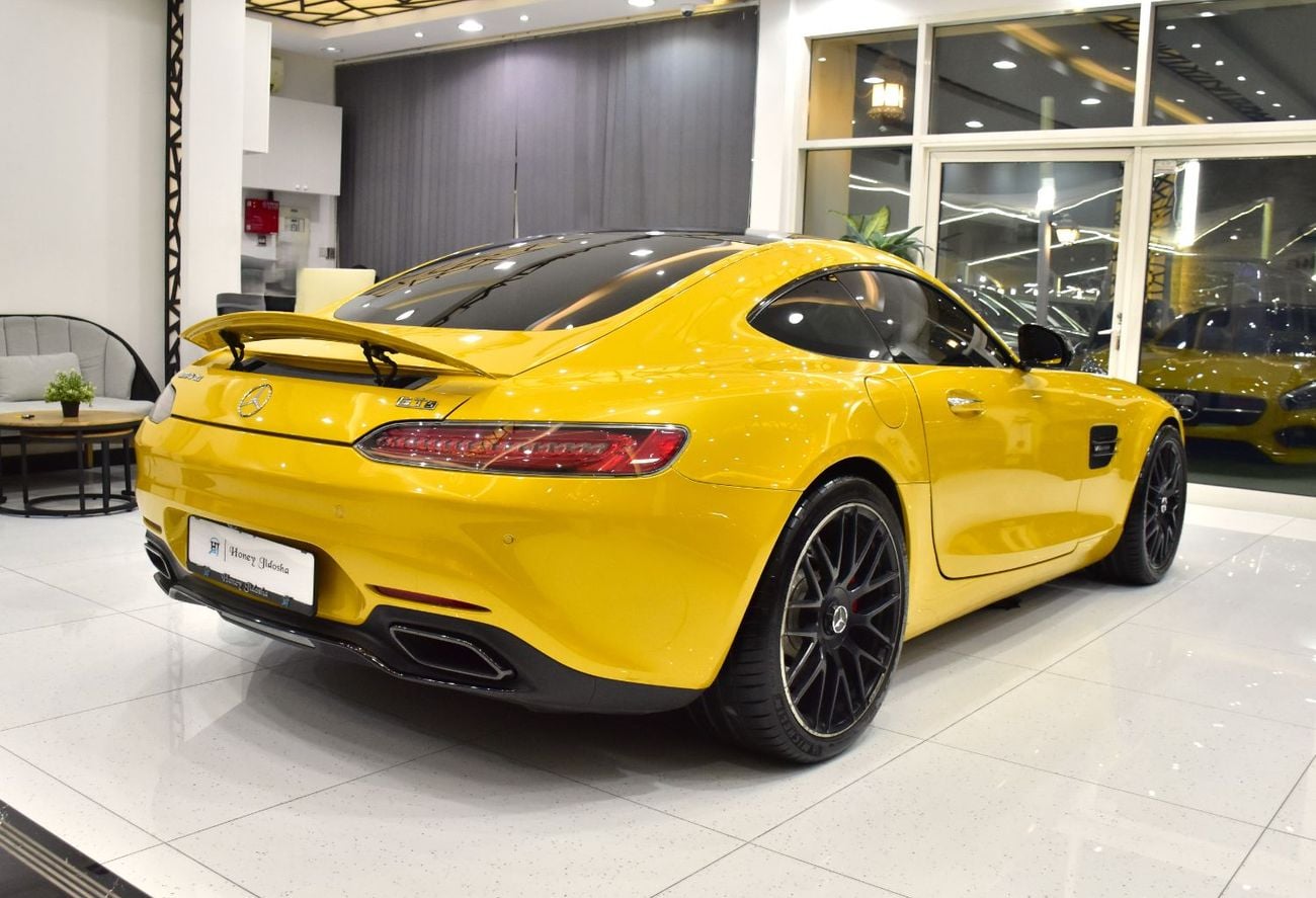 Mercedes Benz AMG GT EXCELLENT DEAL for our Mercedes Benz AMG GTs ( 2015 Model ) in Yellow Color GCC Specs