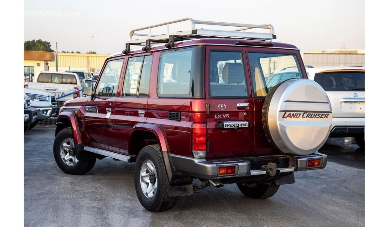 تويوتا لاند كروزر هارد توب Toyota Land Cruiser 4.0L V6 MT Hardtop 5-Door -Manual Gear- Red