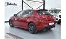 ألفا روميو جوليتا EXCELLENT DEAL for our Alfa Romeo Giulietta ( 2018 Model ) in Red Color GCC Specs