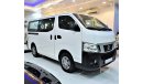 Nissan Urvan 14 Seater Van! Nissan Urvan NV350  2016 Model!! in White Color! GCC Specs