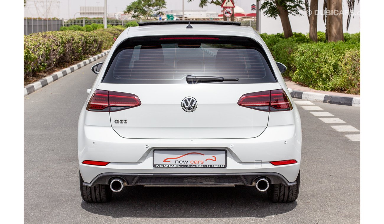 Volkswagen Golf GTI - 2018 - GCC - ZERO DOWN PAYMENT - 2390 AED/MONTHLY - DEALER WARRANTY