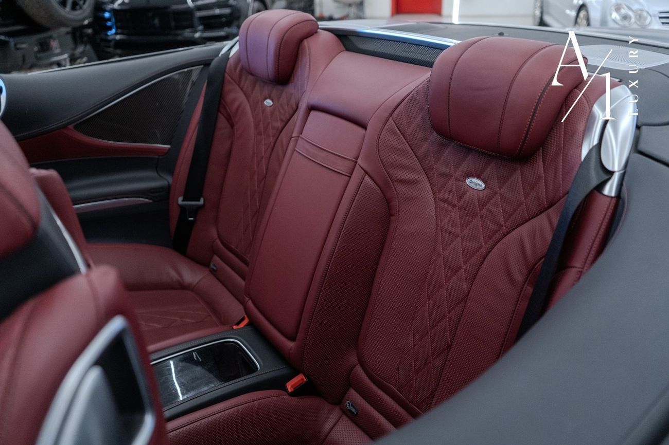 مرسيدس بنز S 560 كوبيه 2018 Mercedes Benz S560 Convertible V8, Service History, Fully Loaded, Excellent Condition, GCC Spec