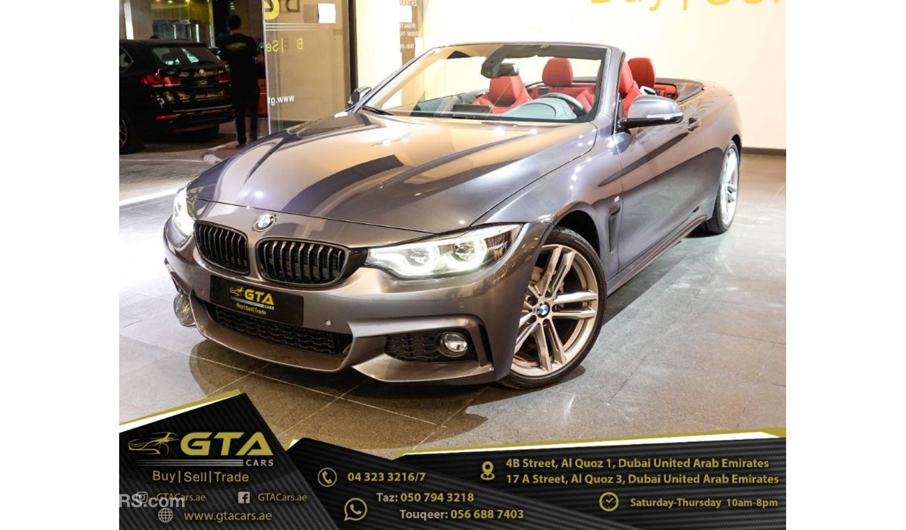 بي أم دبليو 420i Brand New BMW 420i Cabrio M-Sport, BMW Warranty, GCC