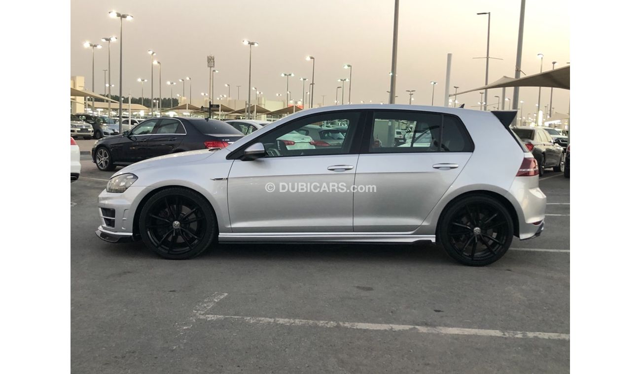 Volkswagen Golf GOLF R MODEL 2015 GCC car perfect condition full option panoramic roof leather seats back camera bac
