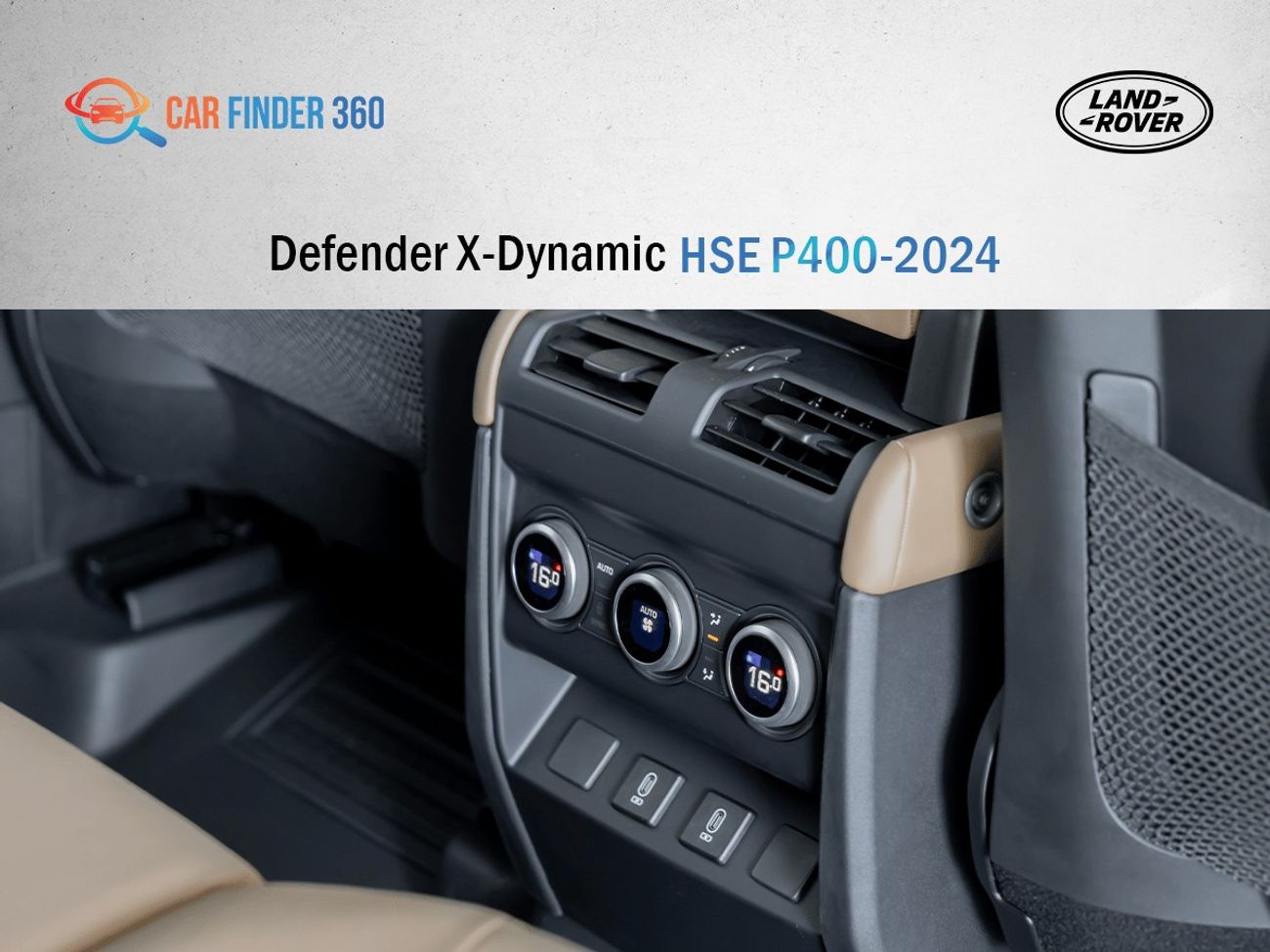 Land Rover Defender Land Rover Defender X-Dynamic HSE P400 - White  - Tan Interior -  2026 - GCC(Export Only)