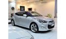 Hyundai Veloster GLS EXCELLENT DEAL for our Hyundai Veloster 1.6L ( 2013 Model! ) in Silver Color! GCC Specs