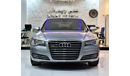 Audi A8 EXCELLENT DEAL for our Audi A8L 2011 Model!! in Silver Color! GCC Specs