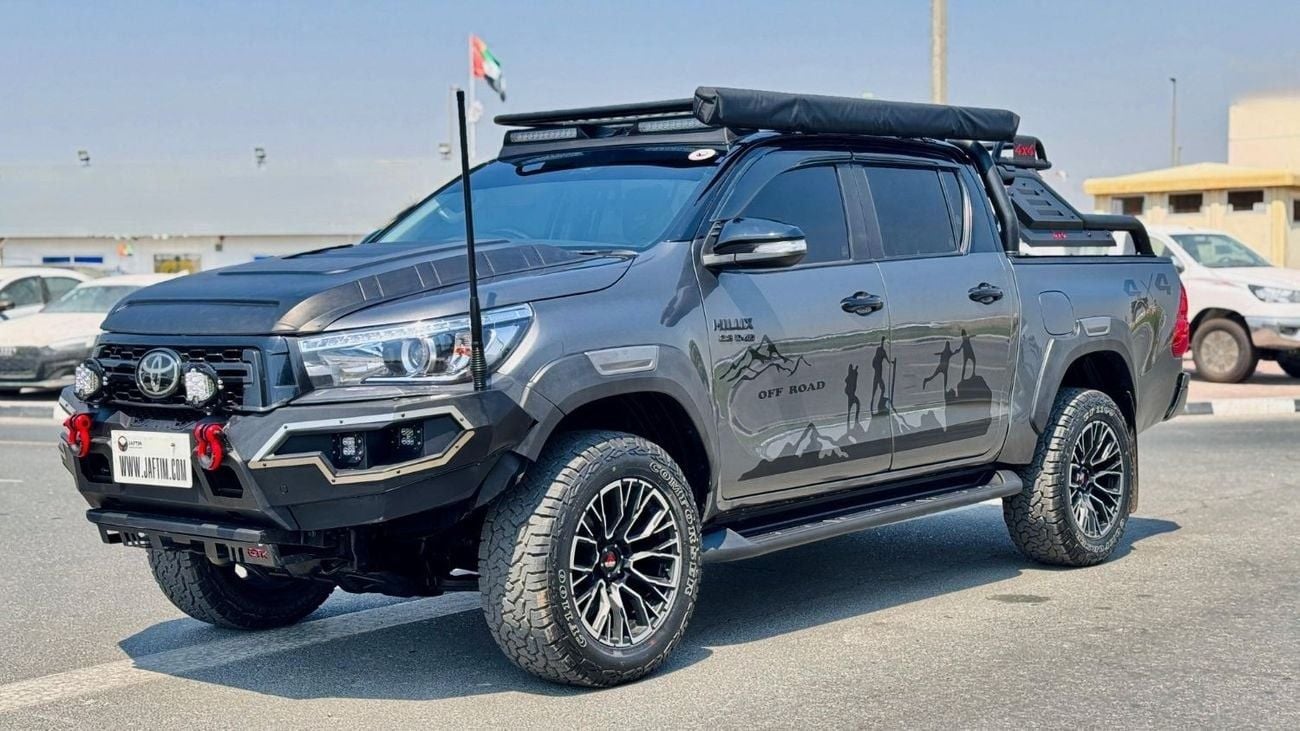 تويوتا هيلوكس OFF ROAD MODIFIED | 2.8L DIESEL ENGINE | SIDE AWNING CAMPING TENT | RHD