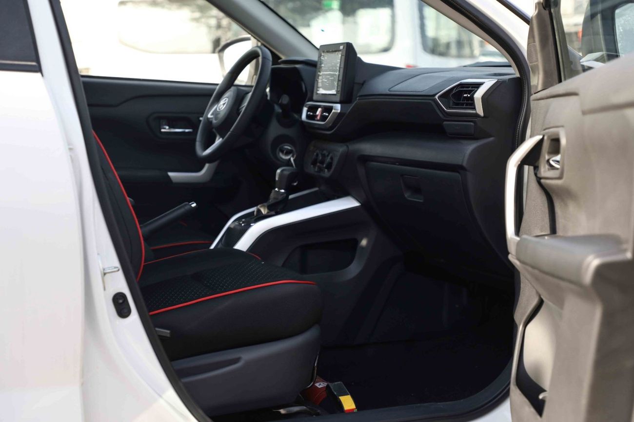 تويوتا ريز تويوتا رايز 2023 1.0 تيربو جي - ابيض من الداخل اسود | تصدير فقط