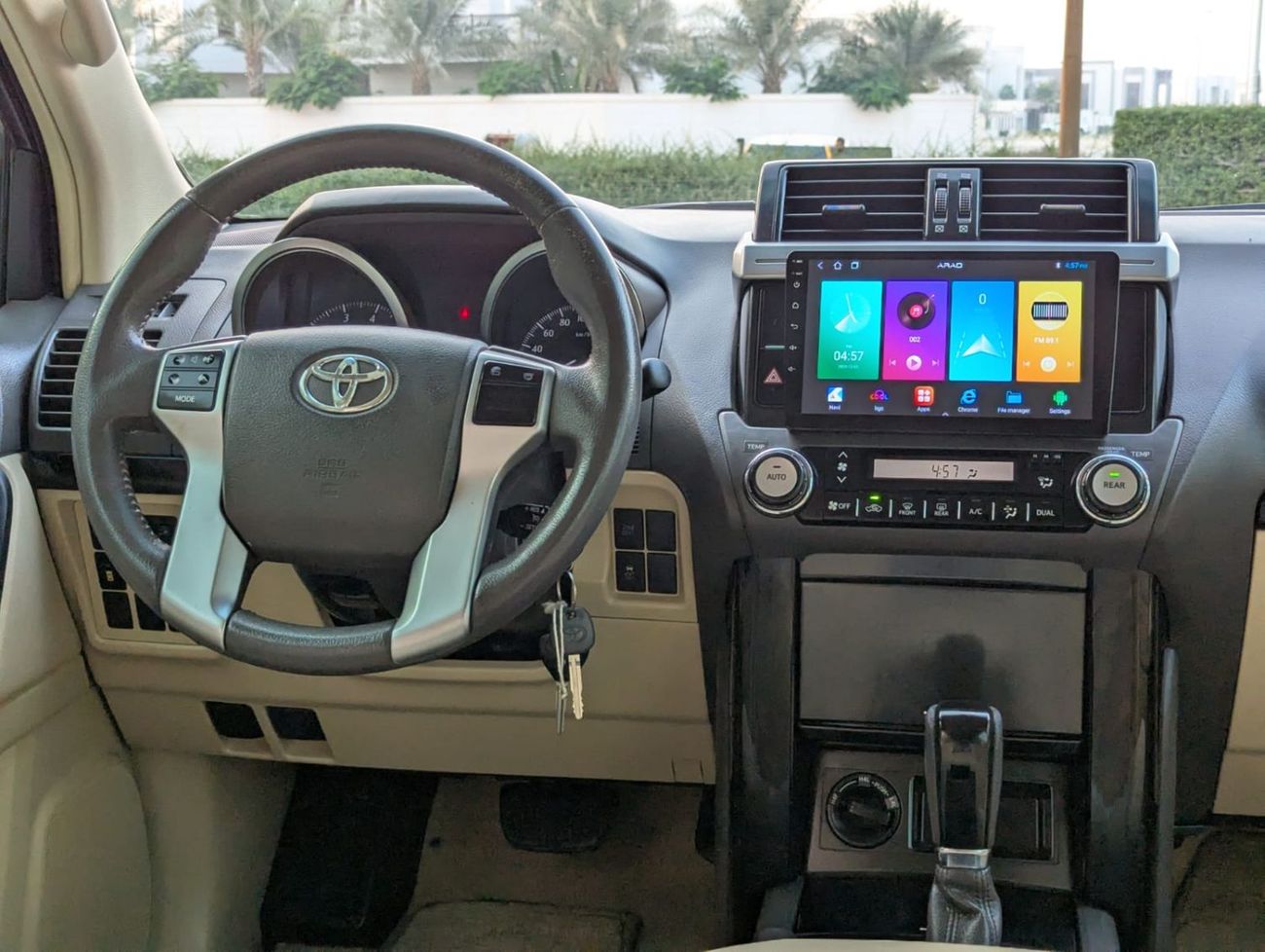 تويوتا برادو Toyota Prado 2016 white LHD 4-cylinder 2.7L Gcc specs