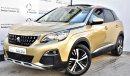 Peugeot 3008 1.6L ALLURE 2019 GCC AGENCY WARRANTY UP TO 2024 OR 100,000KM