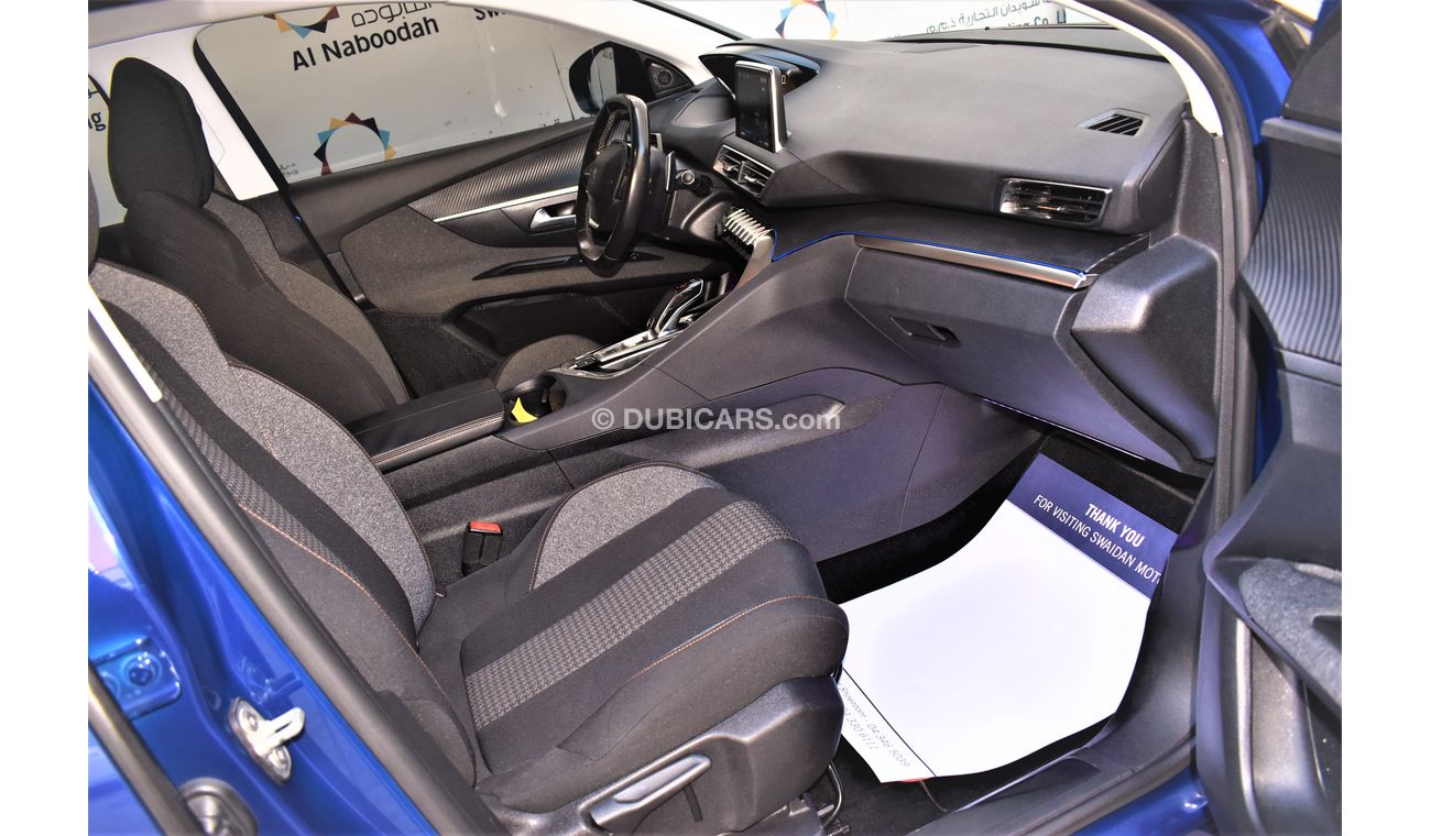 Peugeot 3008 AED 1605 PM | 1.6L ACTIVE GCC AGENCY WARRANTY