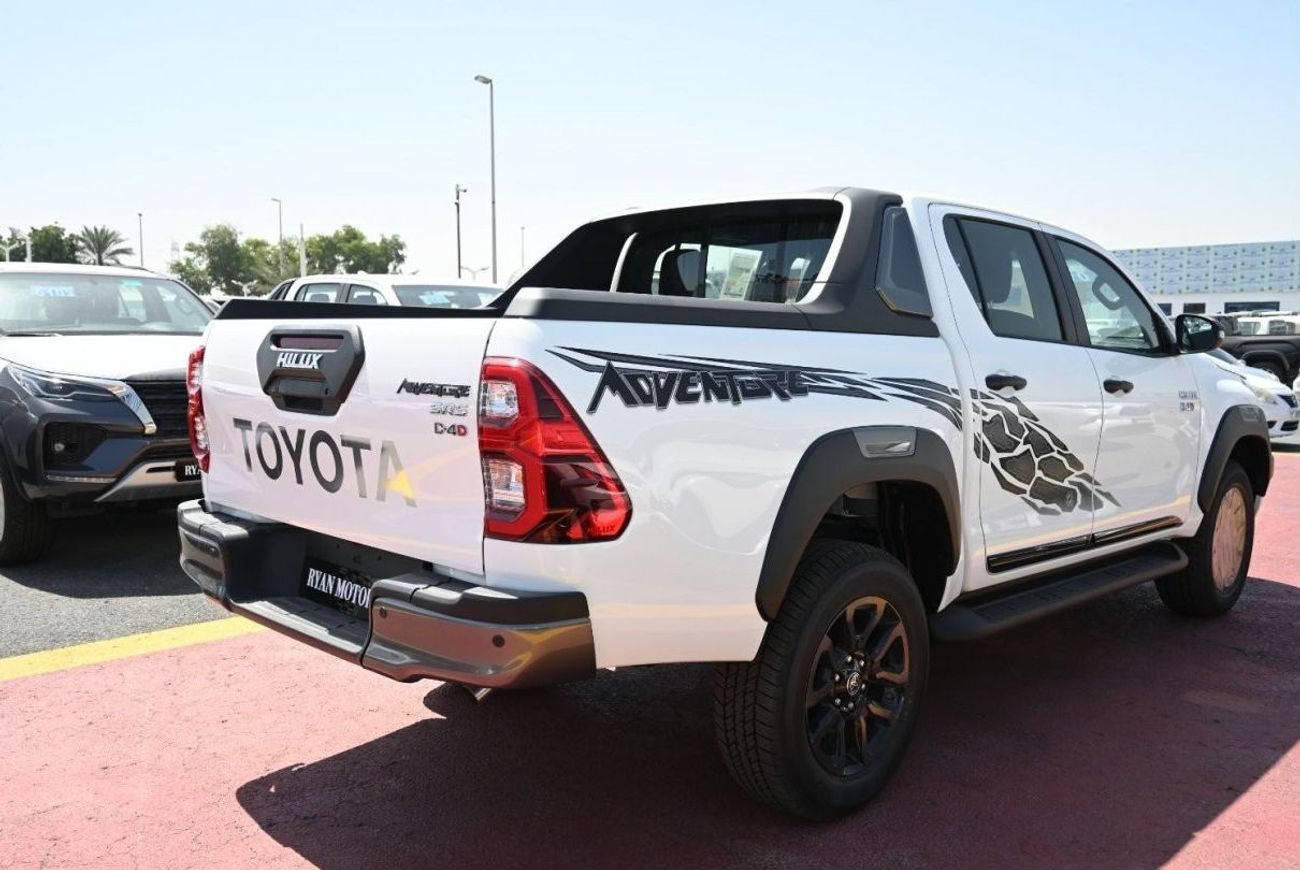 تويوتا هيلوكس تويوتا هيلوكس أدفينتشر 2.8 لتر ديزل ، بيك اب ، دفع رباعي ، 4 أبواب ، كاميرا 360 ، مثبت سرعة ، قفل تف