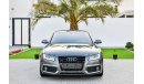 Audi A5 3.2L V6 S-Line  - 2013 - Under Warranty - AED 1,253 per month - 0% Downpayment