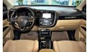 Mitsubishi Outlander AMAZING Mitsubishi Outlander 4WD 2016 Model!! in Dark Blue Color! GCC Specs