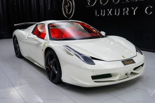 Ferrari 458 | WEEKEND SPECIAL PRICE | SPIDER | ITALIA | TYPE F142 | USED | 2014 | WHITE BIANCO AVUS