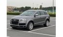 Audi Q7 FSI quattro S-Line MODEL 2014 GCC CAR PERFECT CONDITION INSIDE AND OUTSIDE