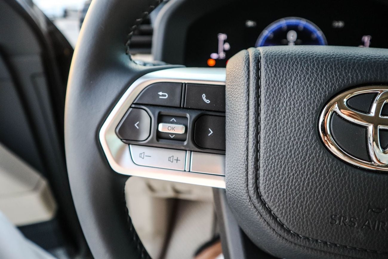 تويوتا لاند كروزر Toyota Land Cruiser GXR 3.5L 2026 4WD SUV (L2, Black exterior, Beige interior):