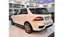 Mercedes-Benz ML 63 AMG EXCELLENT DEAL for our Mercedes Benz ML63 AMG V8 BITURBO 2013 Model!! in White Color! GCC Specs