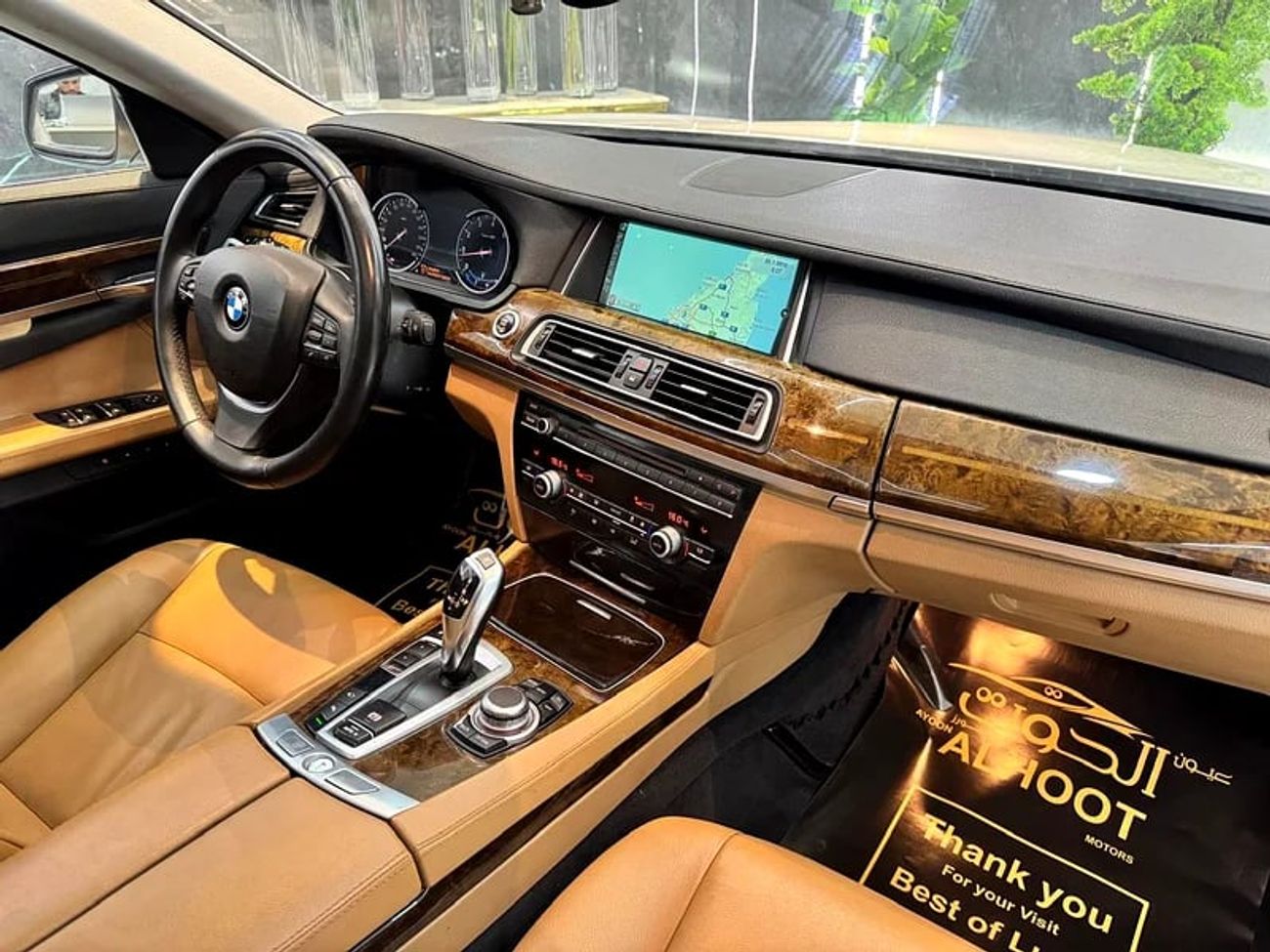 بي أم دبليو 730Li LOVELY WHITE 730Li V6 || FULL OPTION || GCC || ACCIDENTS FREE || CONDITION