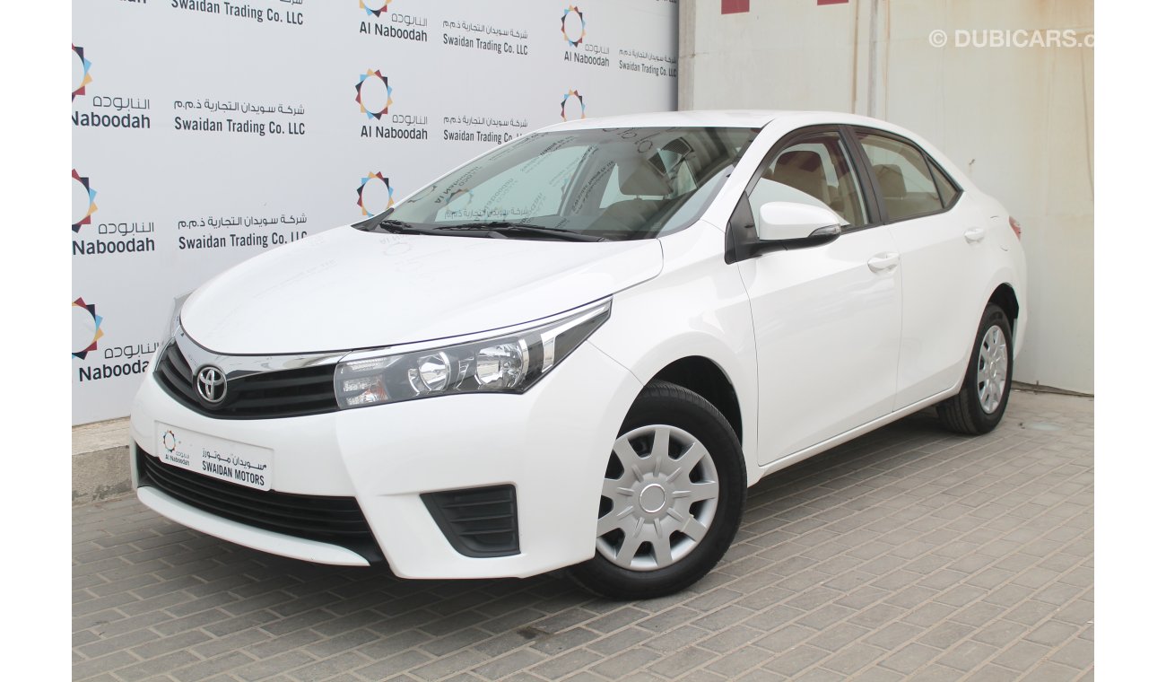 تويوتا كورولا 1.6L SE 2016 GCC DEALER WARRANTY AND FREE INSURANCE