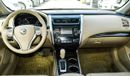 Nissan Altima White color inside Big Ward No.1 fingerprint slot, leather alloy wheels, camera screen control senso