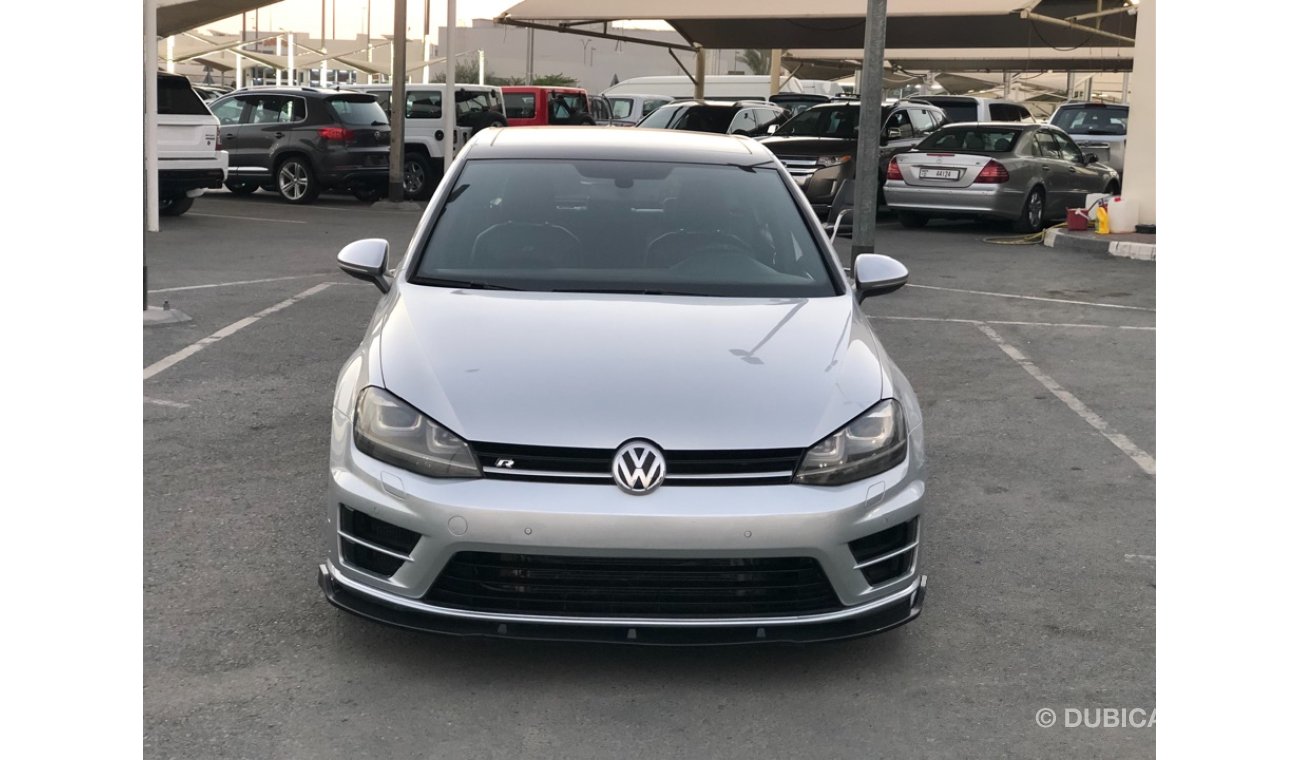 Volkswagen Golf GOLF R MODEL 2015 GCC car perfect condition full option panoramic roof leather seats back camera bac