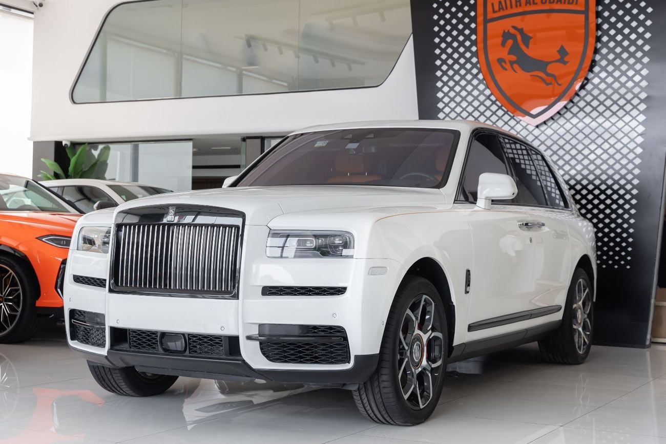 رولز رويس كولينان Rolls-Royce Cullinan Black Badge | Bespoke Orange Interior | Fully loaded | WARRANTY AVAILABLE PITST