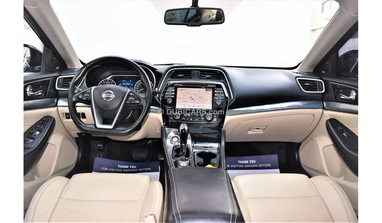 Nissan Maxima | AED 2250 PM | 0% DP | 3.5 SV GCC DEALER WARRANTY
