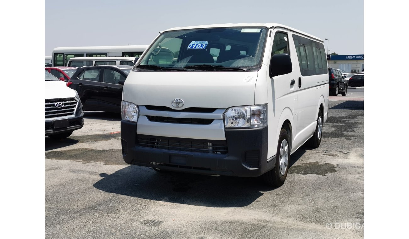 Toyota Hiace Standard ROOF MANUAL TRANSMISSION 2020 MODEL 15 SEATS 2.7L ENGINE ONLY FOR EXPORT VERY GOOD PRICE...