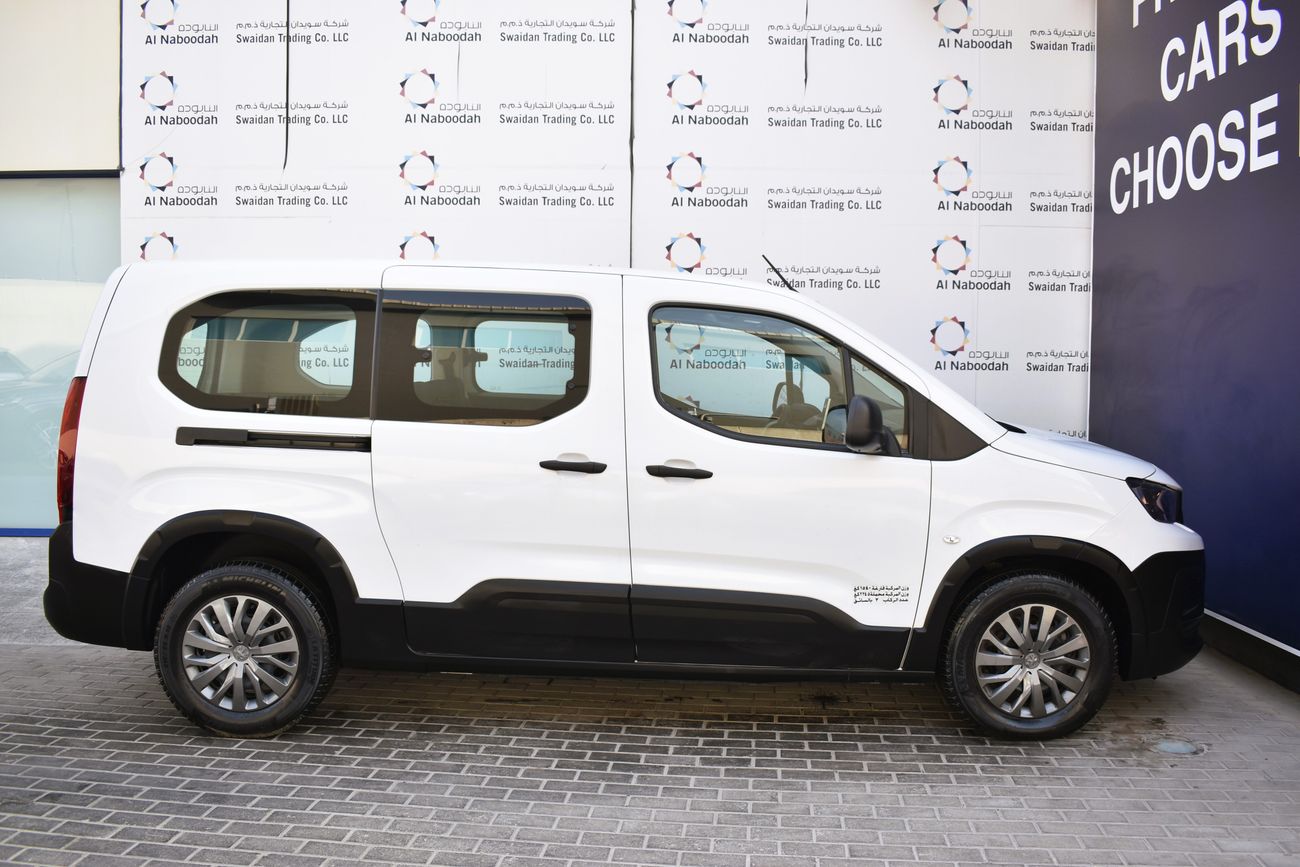 Peugeot Rifter AED 929 PM | 1.6L MT LG 2023 GCC AGENCY WARRANTY UP TO 2028 OR 100K KM