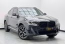 BMW X4 xDrive 30i M Sport 2.0L 2023 BMW X4 xDrive30i M-Sport, 2028 BMW Warranty, BMW Service History, GCC