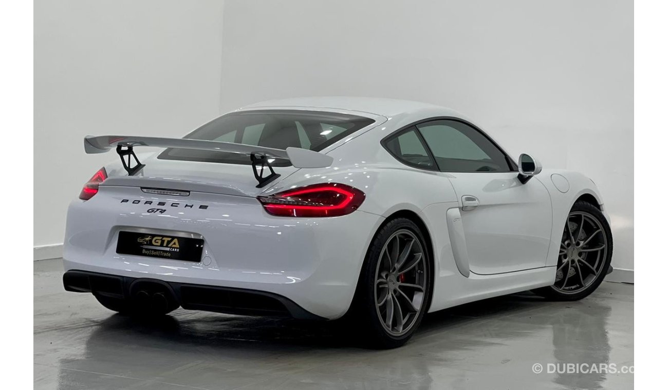 Porsche Cayman GT4 2016 Porsche Cayman GT4, Porsche Warranty-Full Service History, GCC