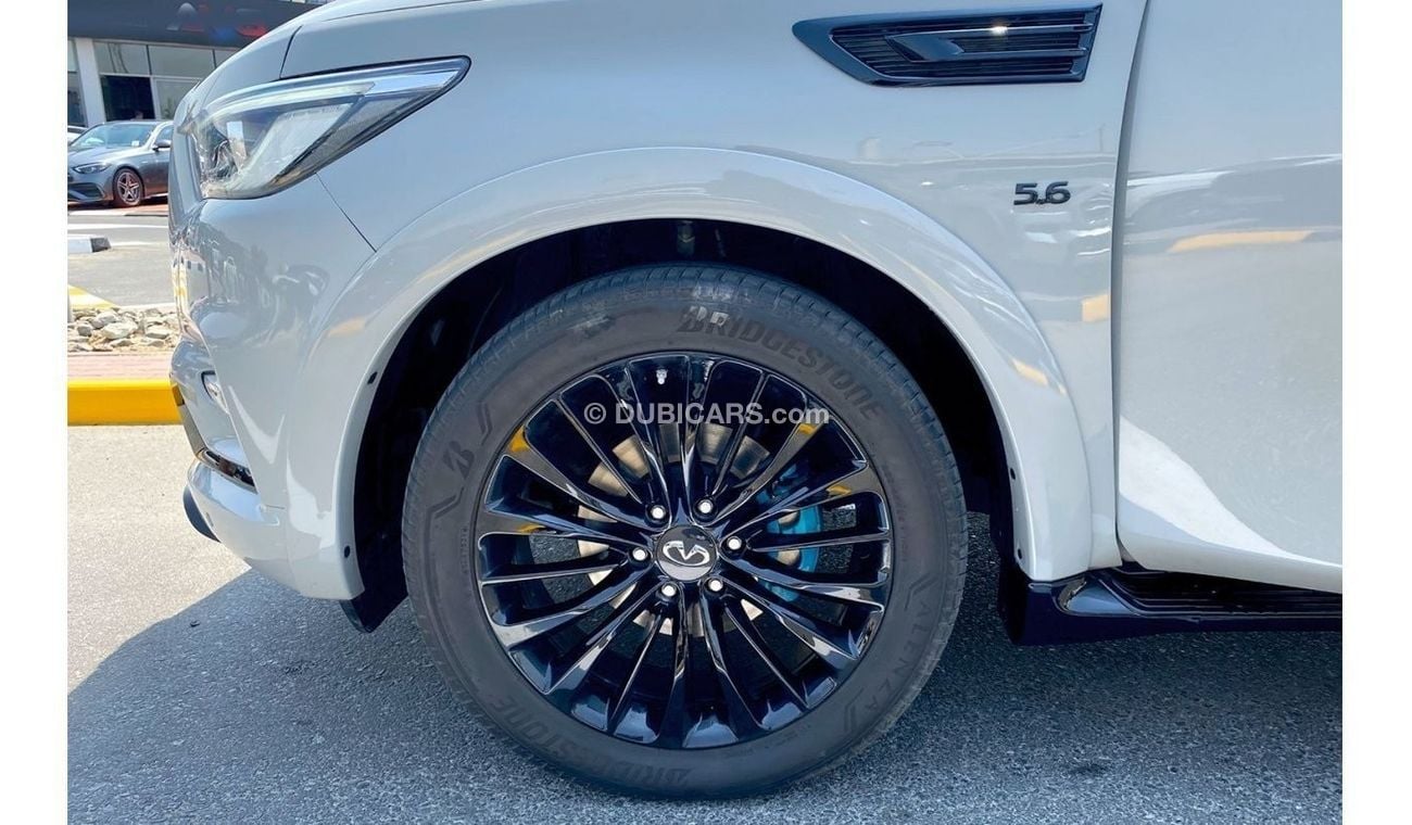 Infiniti QX80 GCC 2019 Nardo Grey Unique Interior Design by MBS