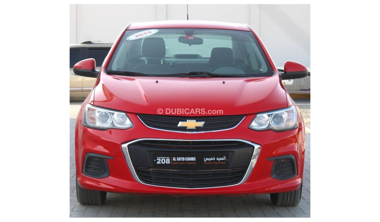 Chevrolet Aveo Chevrolet Aveo 2019 GCC RED Excellent condition without accident